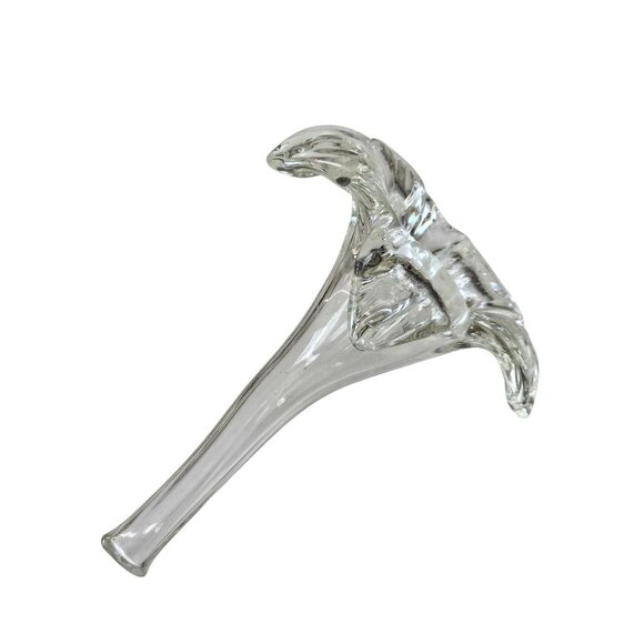 Lily Flower Clear Glass Handblown Decor Floral - Picture 2 of 14